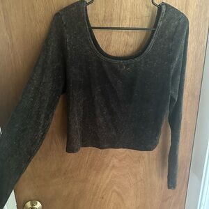 XXL cropped long sleeve
